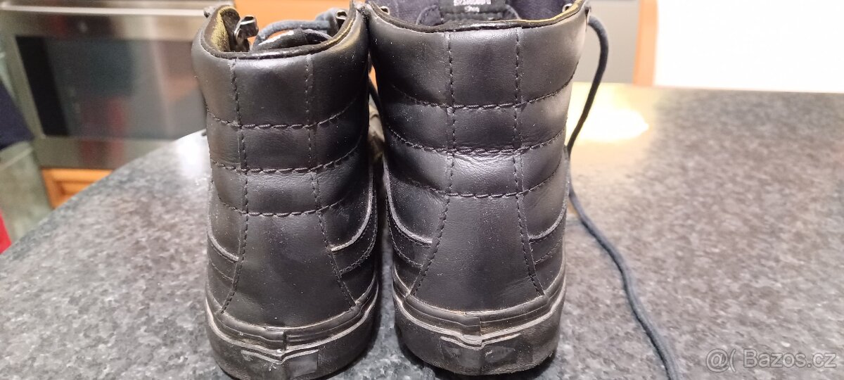 Kotníkové kožené boty Vans vel.37 - 5