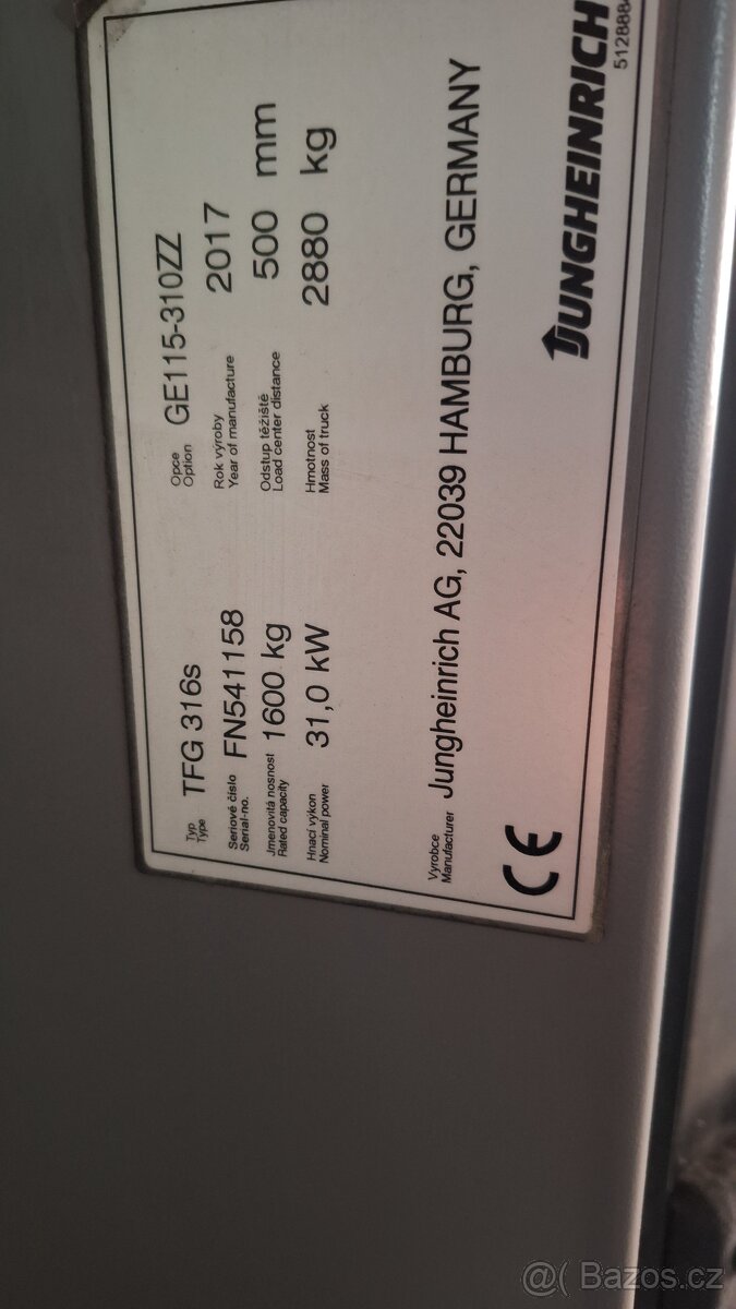 VZV Jungheinrich LPG - 5