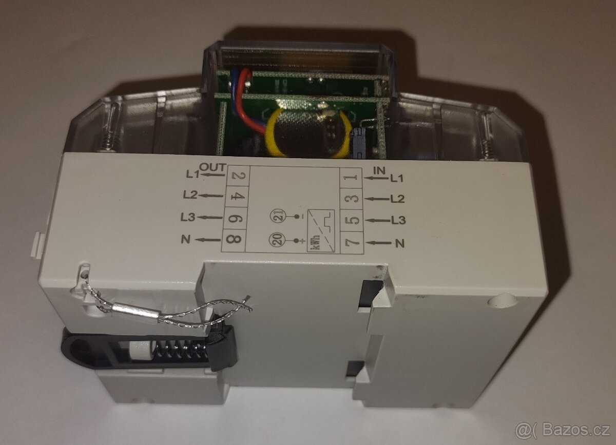 podružný třífázový digitální elektroměr DTS 353-L 80A - 5