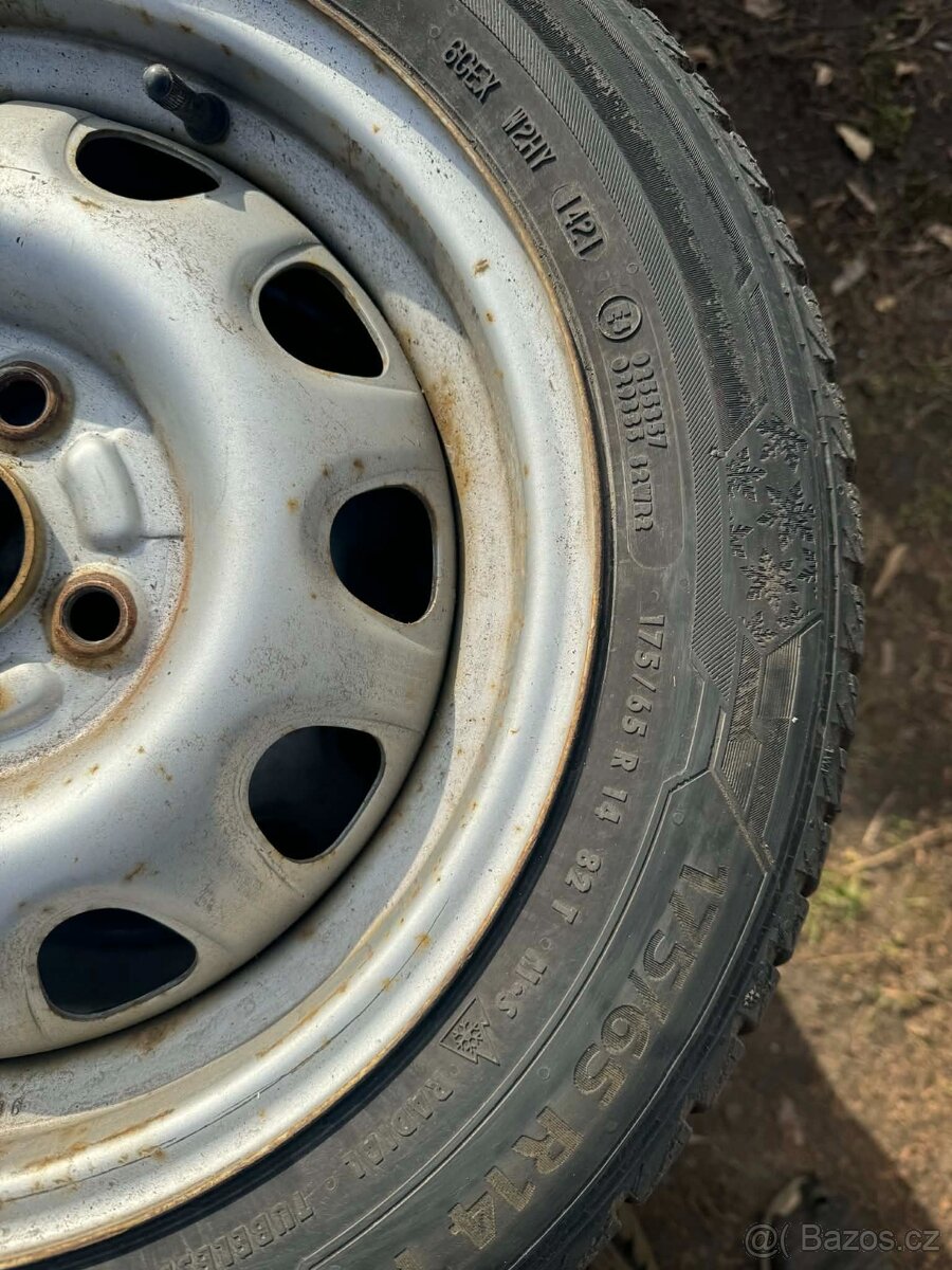 175/65/14 zimní pneu 4x100 R14 - 5