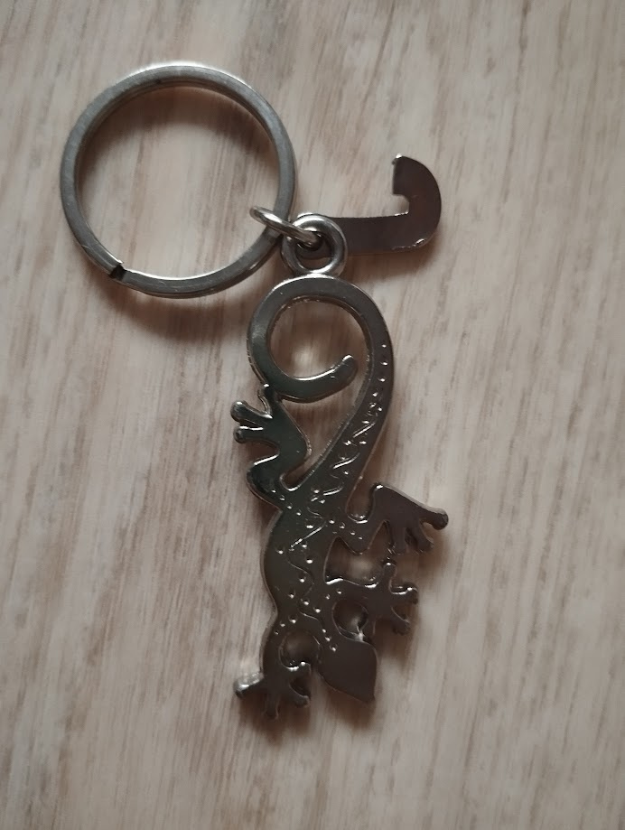 Přívěšek ještěrka 2× (Mallorca a písmenko "J"),ostatní - 5