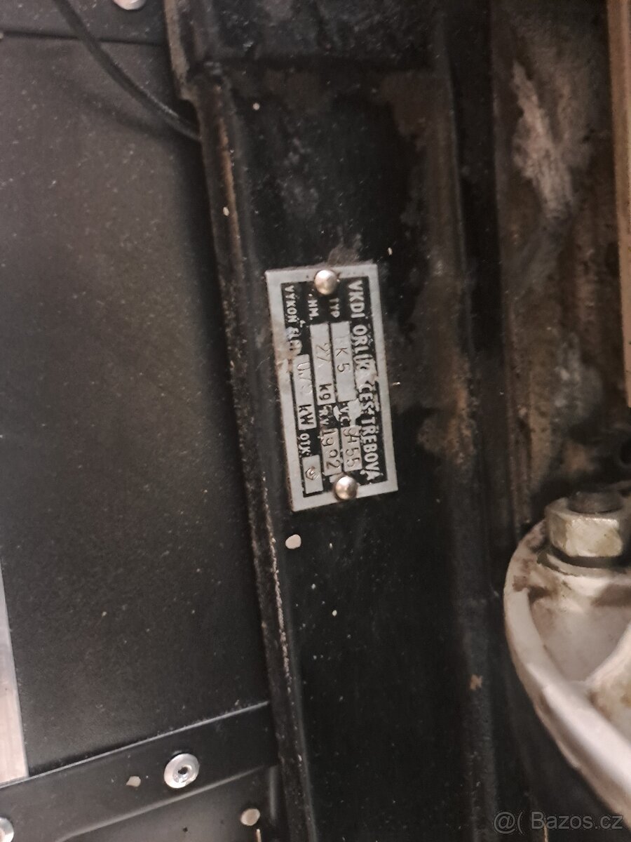 Orlík K5 pístový kompresor + elektromotor - 5