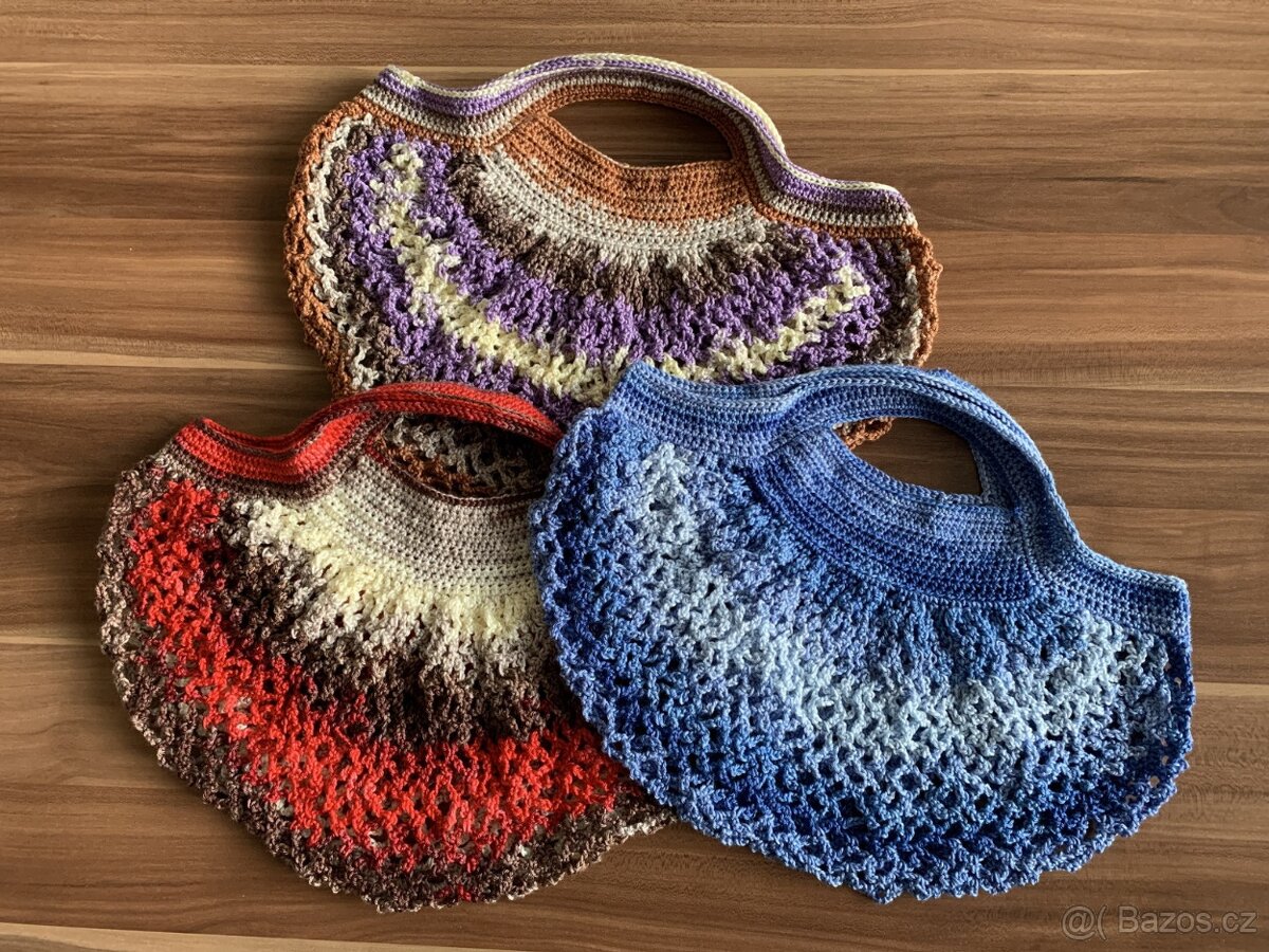 Háčkovaná síťovka, výběr z mnoha barev - doprava zdarma - 5