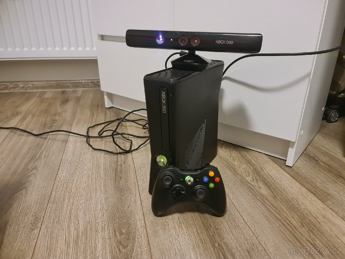 Xbox 360S + ovladač + kinect - 5