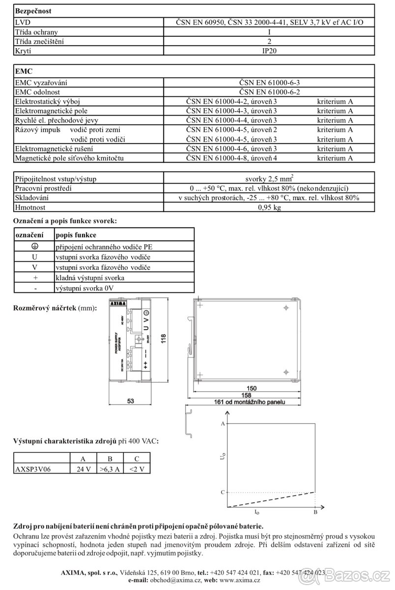 AXIMA AXSP3V06 - 5