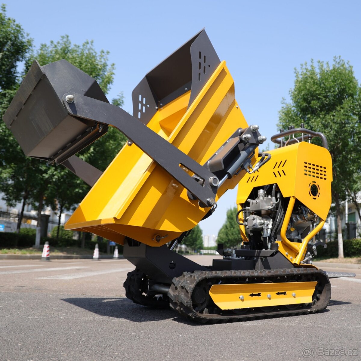 Pásový dumper 500 kg – motor Briggs & Stratton, 2 mth - 5