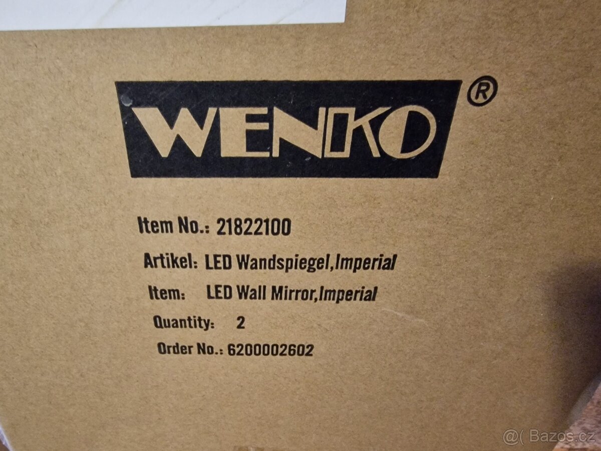 Nástěnné zrcadlo Wenko Imperial Smart LED - 5
