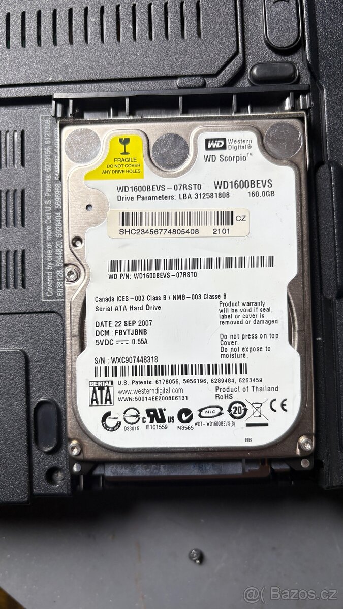 Notebook Dell Vostro 1000 Plně funkční - 5