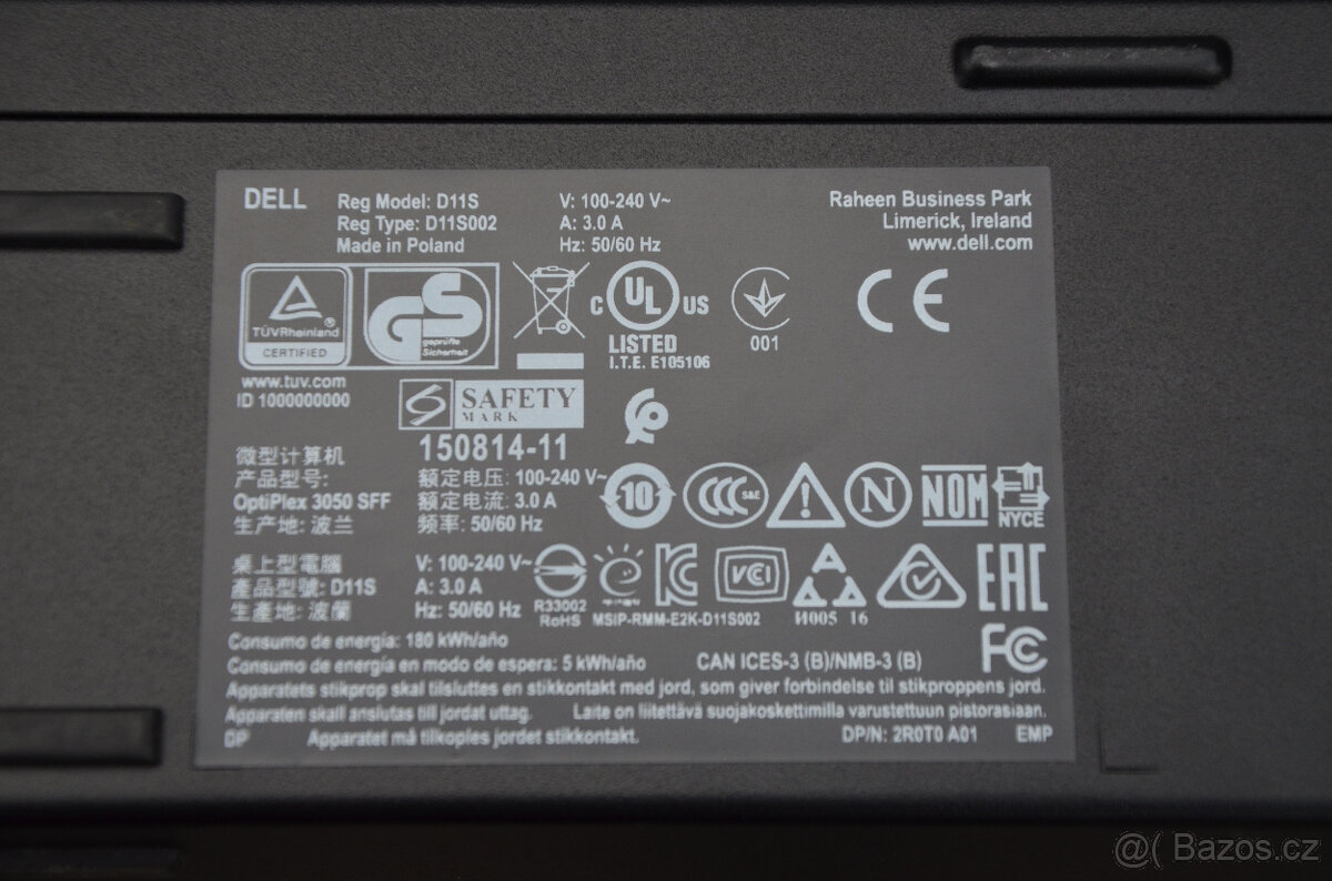 Dell Optiplex 3050 i3/20GB/SSD 256GB/záruka - 5