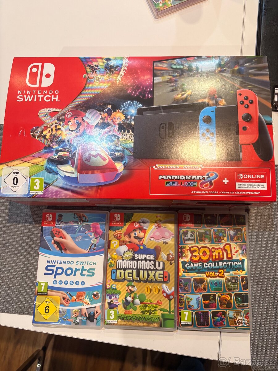 Nintendo Switch + 3 hry - 5