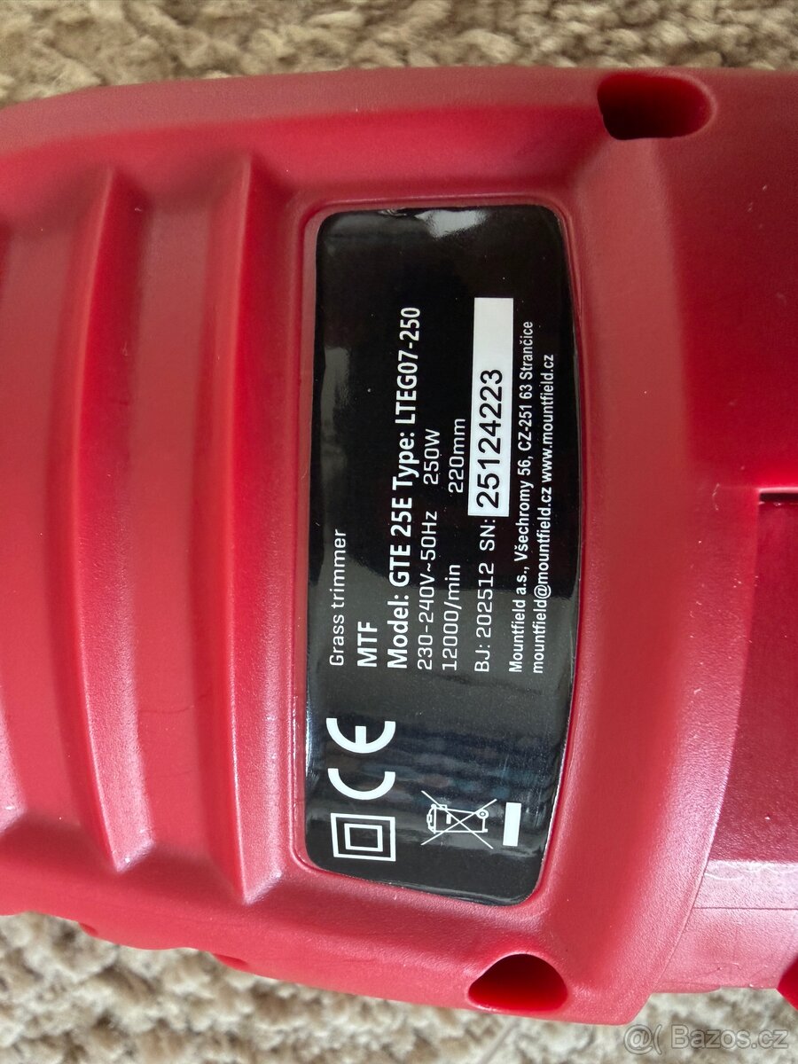 Strunová sekačka Mountfield MTF GTE 25E - 5