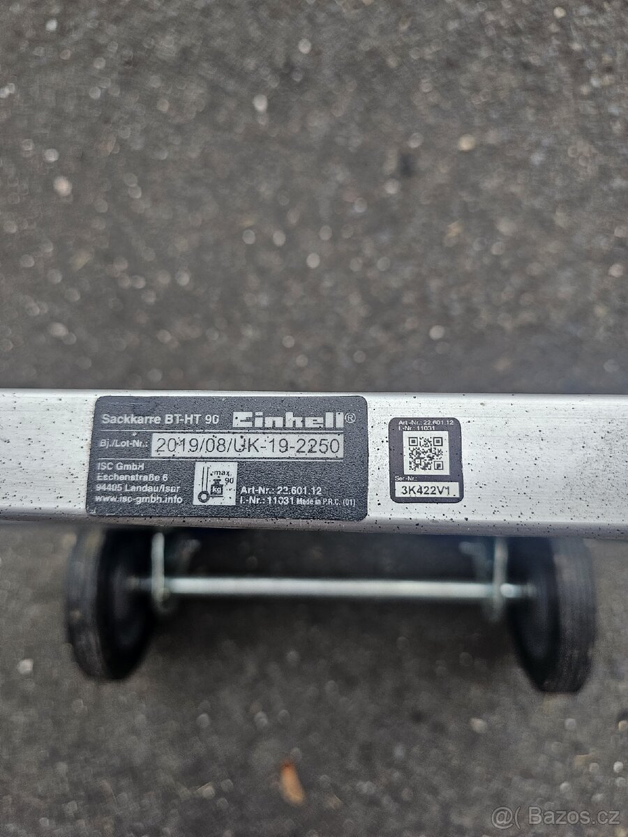 EINHELL Skládací hliníkový skladový vozík - 5