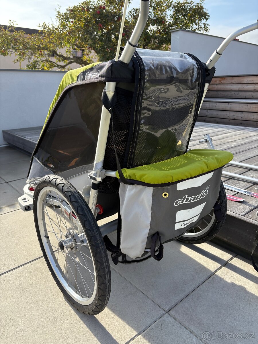 Thule Chariot Cougar + cykloset + skiset + miminkovník - 5