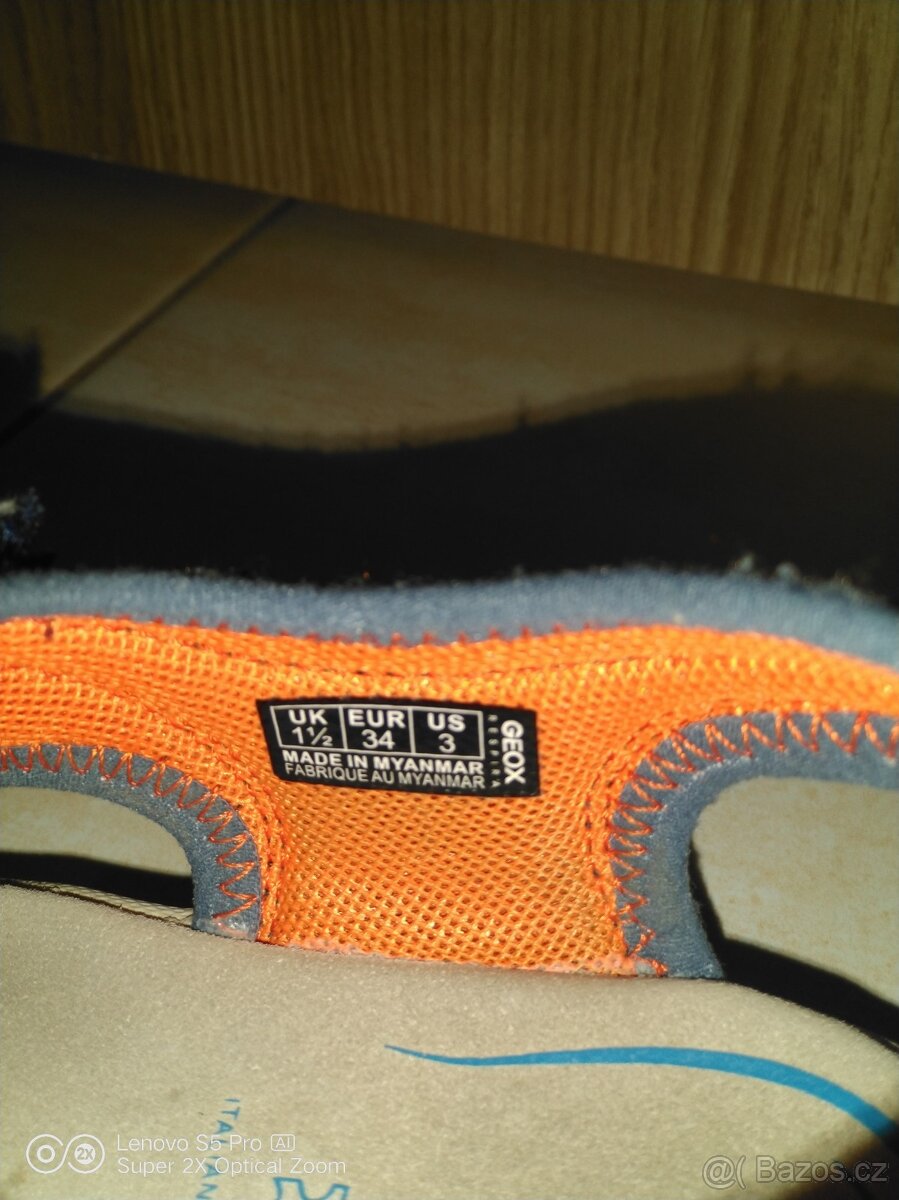 Prodám kožené sandálky Geox vel. 34 - 5