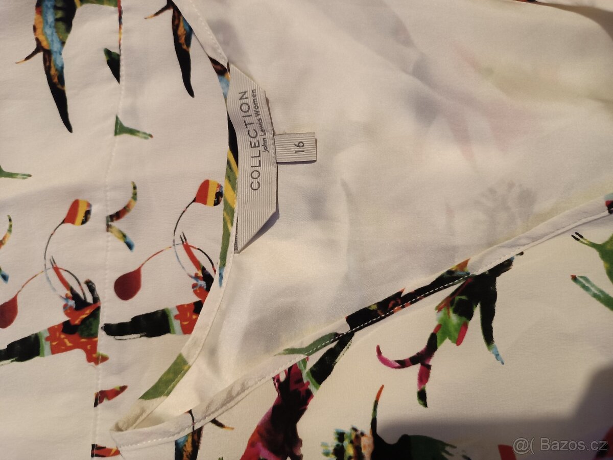 hedvábné šaty John Lewis - 5