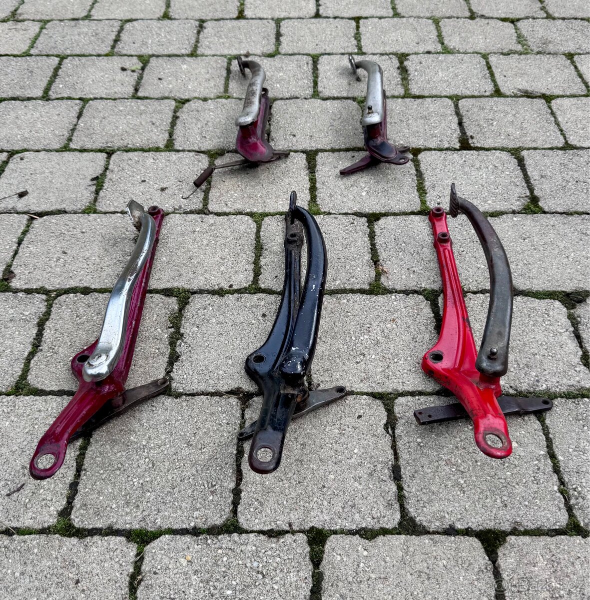 Jawa ČZ kývačka, ČZ - brzdové páky - 5