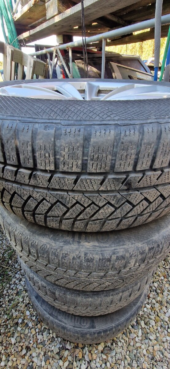 Bmw 5 f10 f11 alu kola se zimním obutim - 5