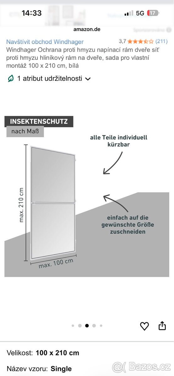 dveře sítě proti komárům - 5