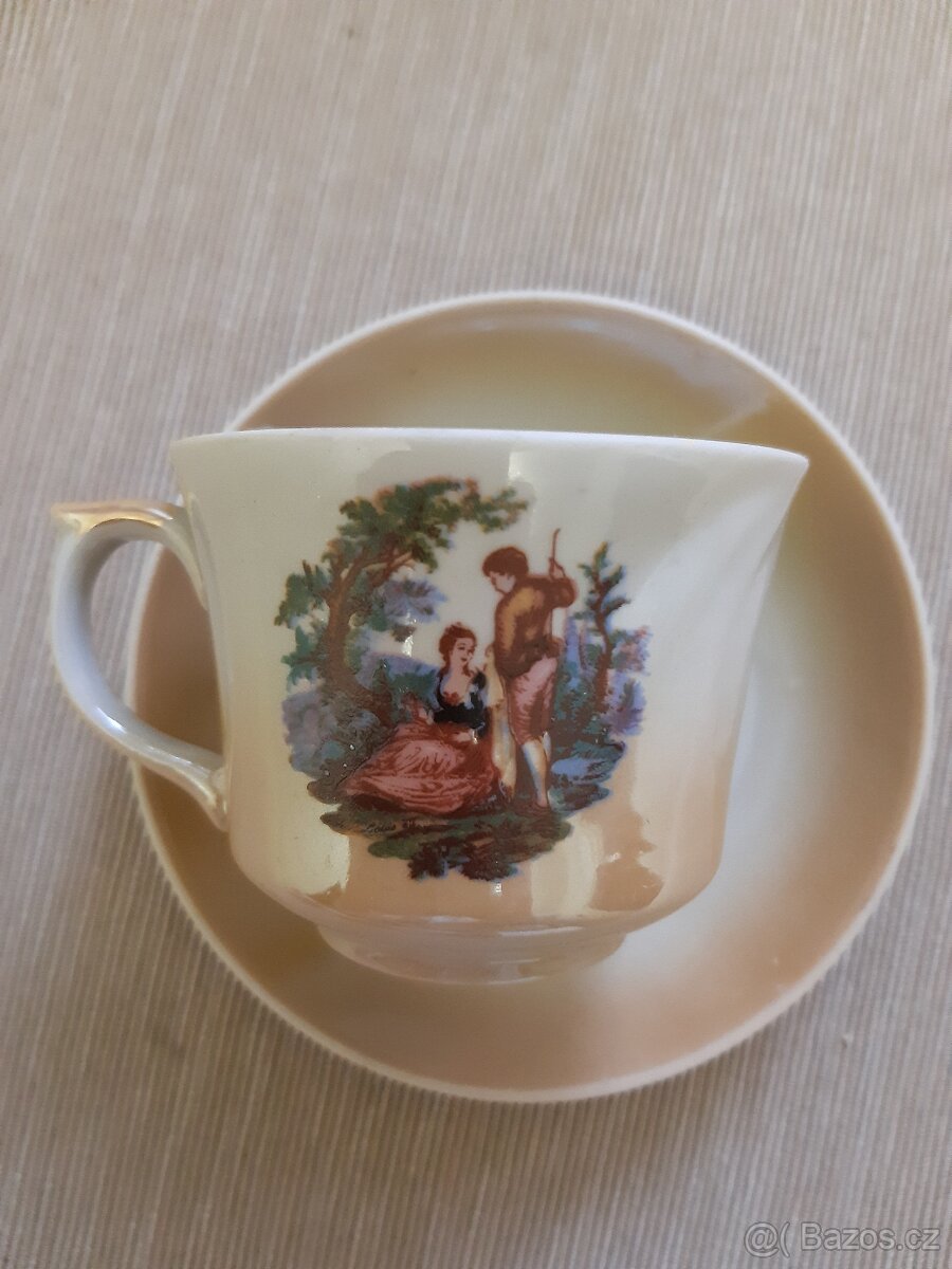 Sada 6 porcelánových hrnečků - 5
