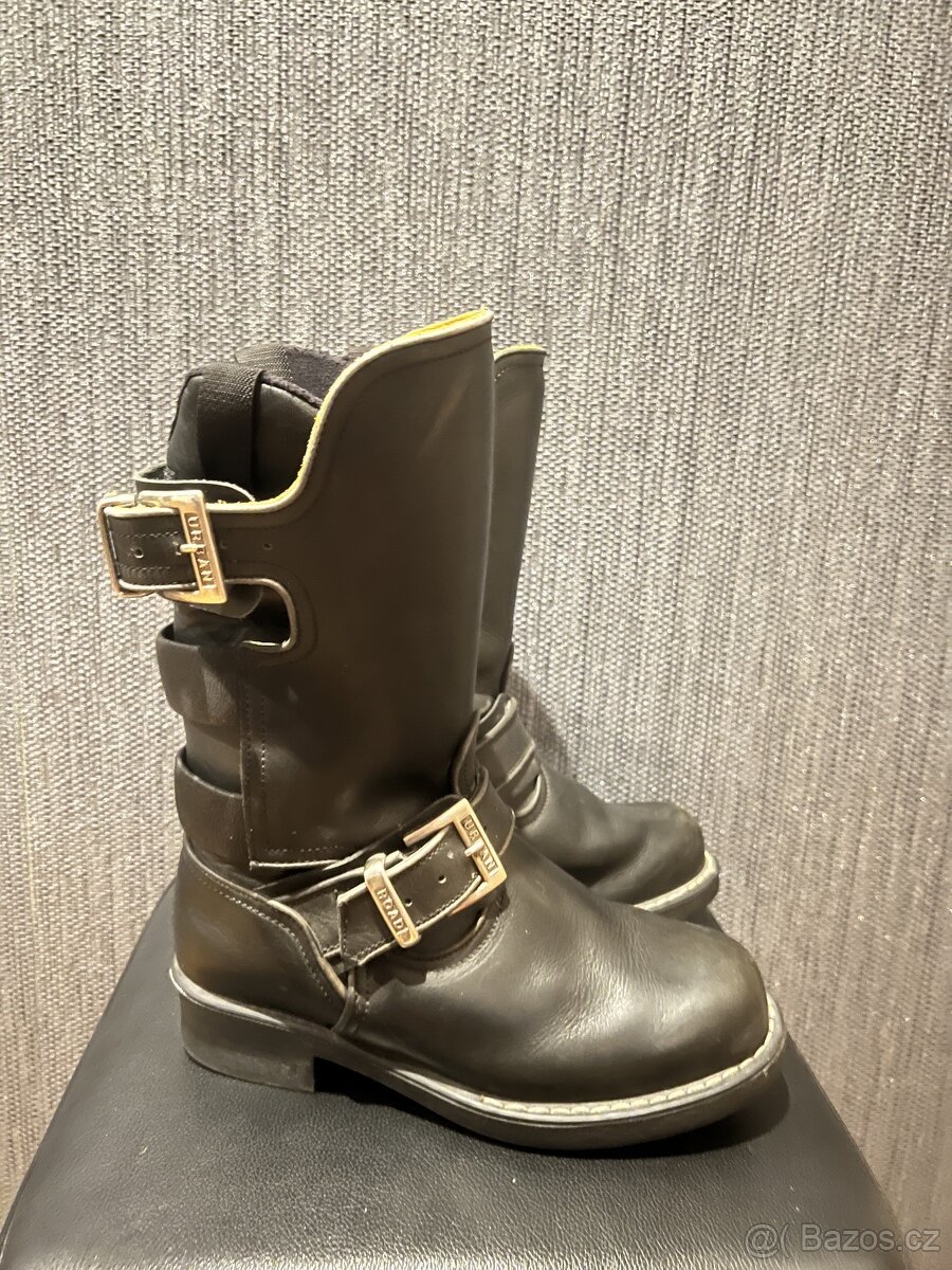 Motorkářské kožené boty Daytona, velikost 39 - 5