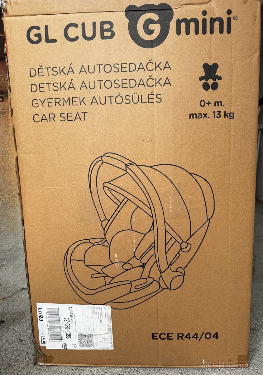 Dětská autosedačka GL CUB Gmini - 5