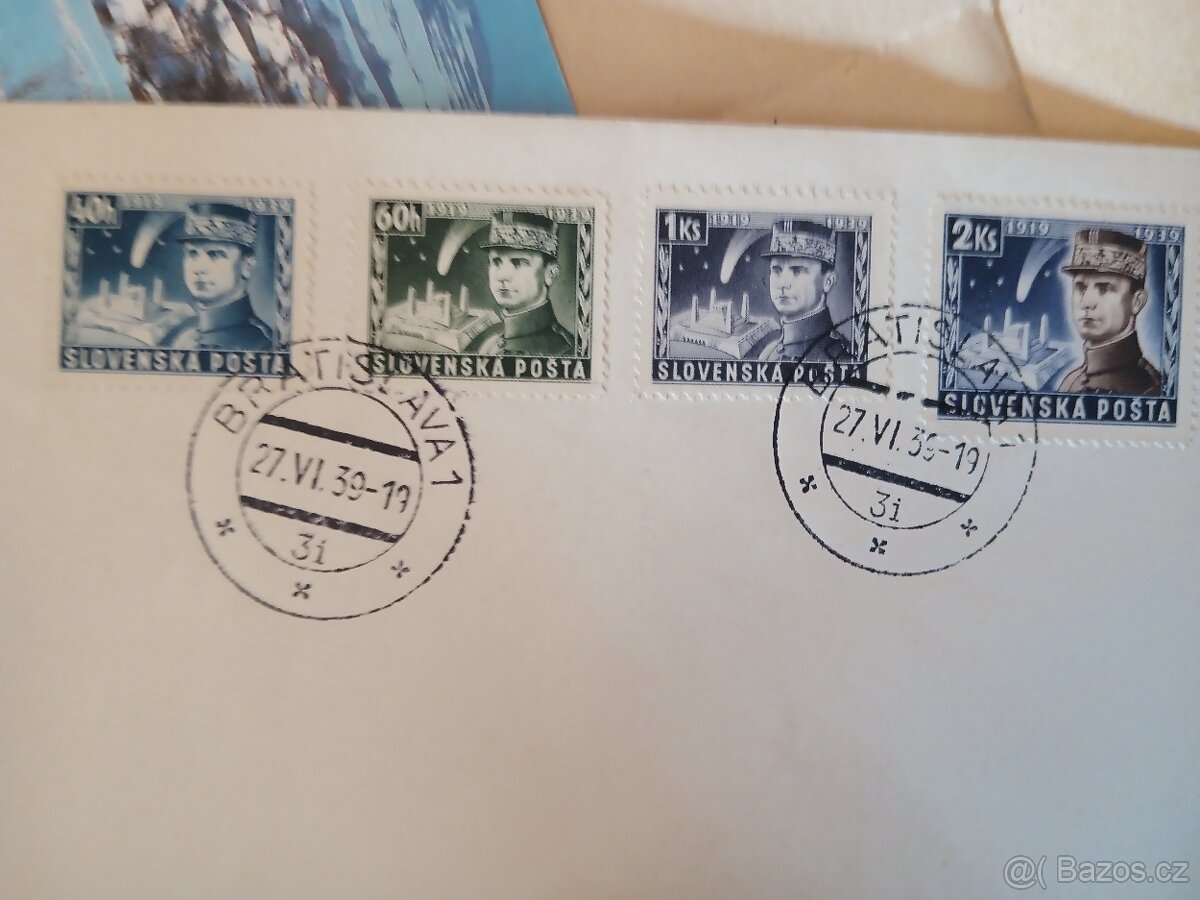 Různé dokumenty, známky, pohlednice. - 5