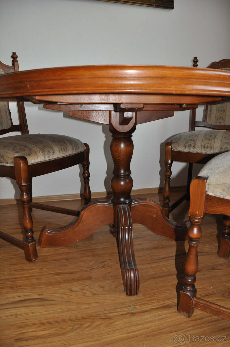 rustikální stůl a židle - 5