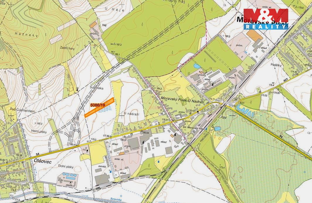 Prodej pole, 1065 m², Bzenec - 5