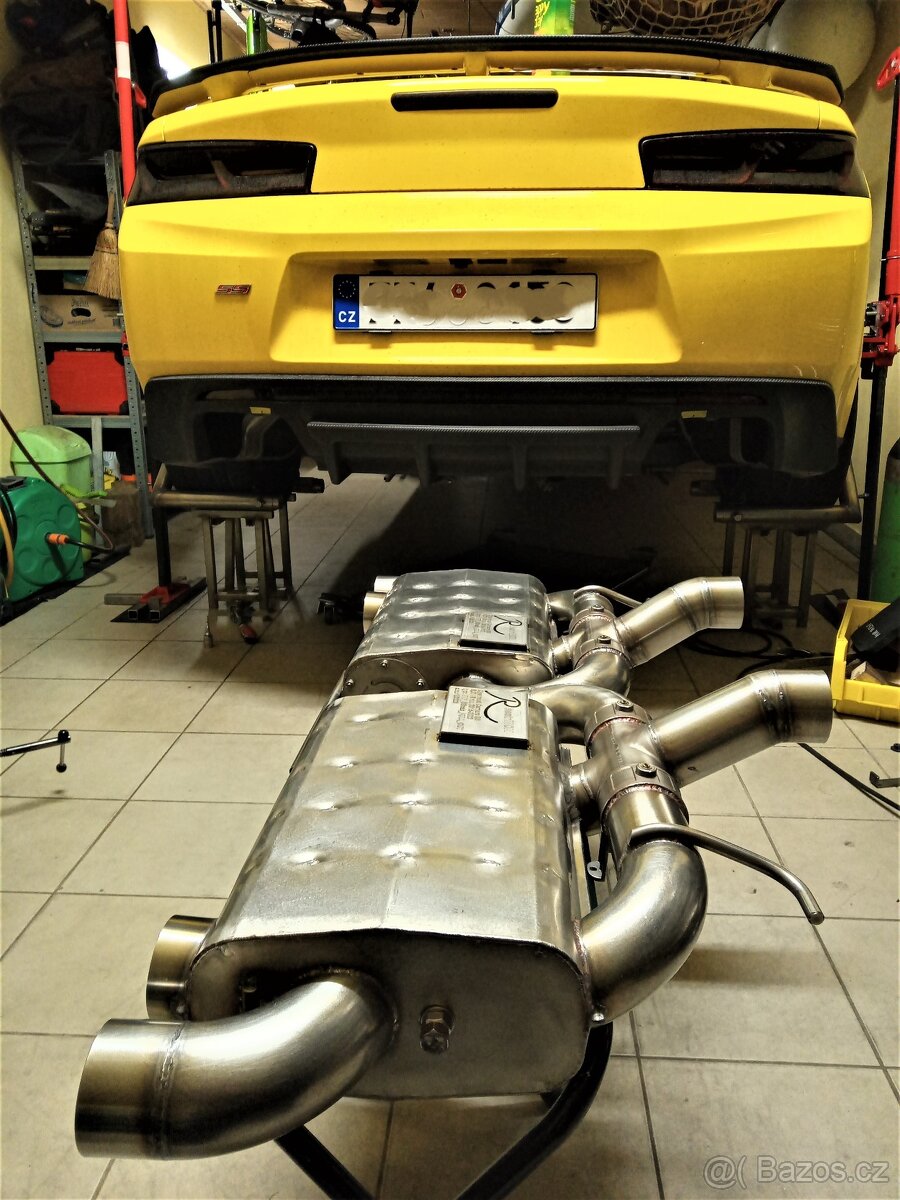 Chevrolet Camaro SS 6.2 nerezový racing výfukový tlumič