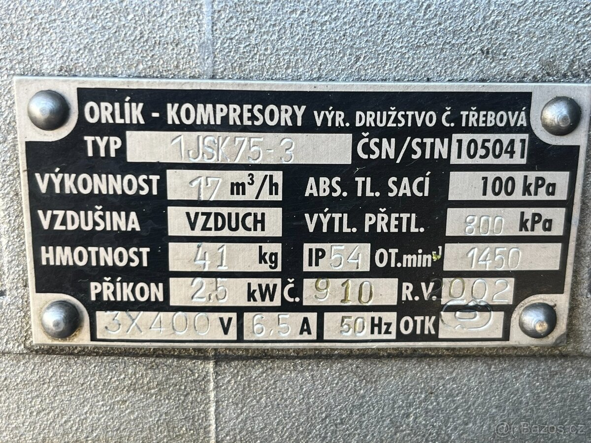 Kompresor orlík - 5