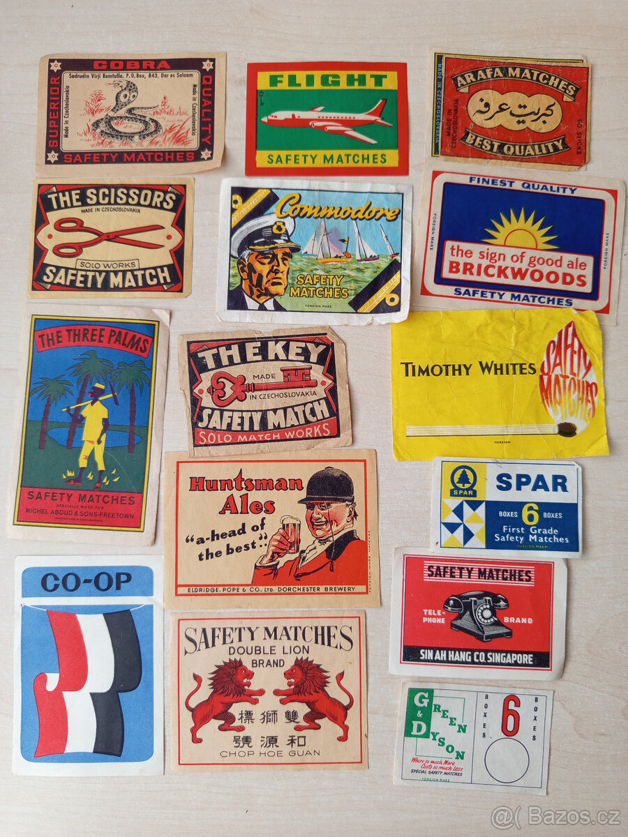 Sbírka zápalkových nálepek - 5