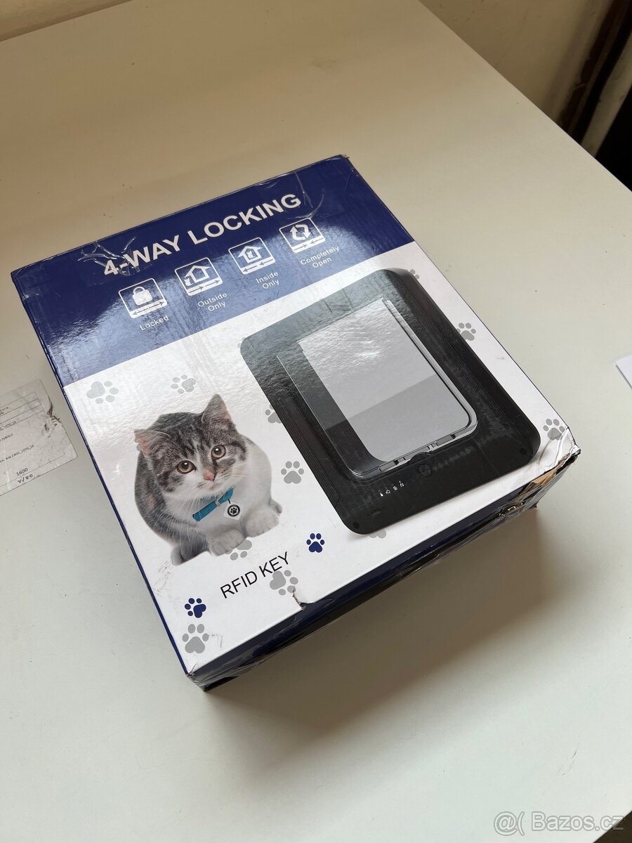 Dvířka pro kočky černá - 5