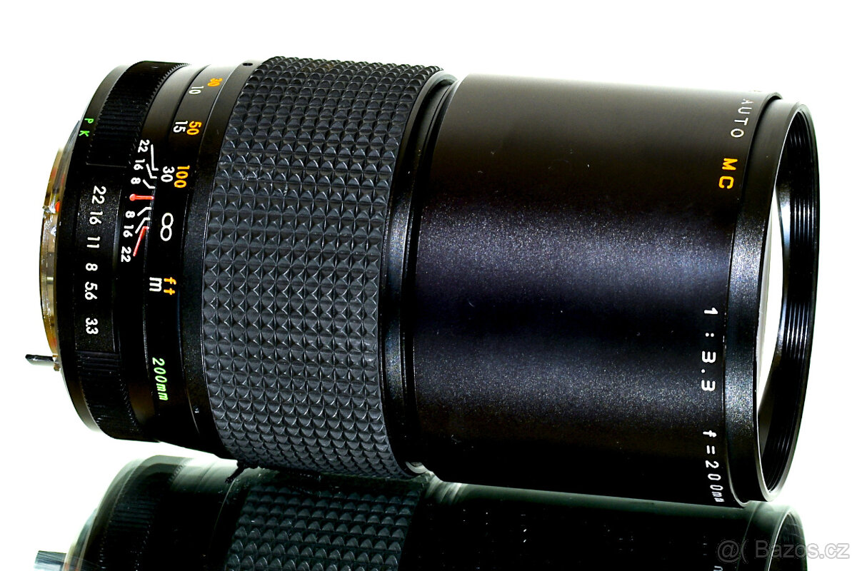 Presenta MC 3,3/200mm Pentax PK TOP STAV - 5