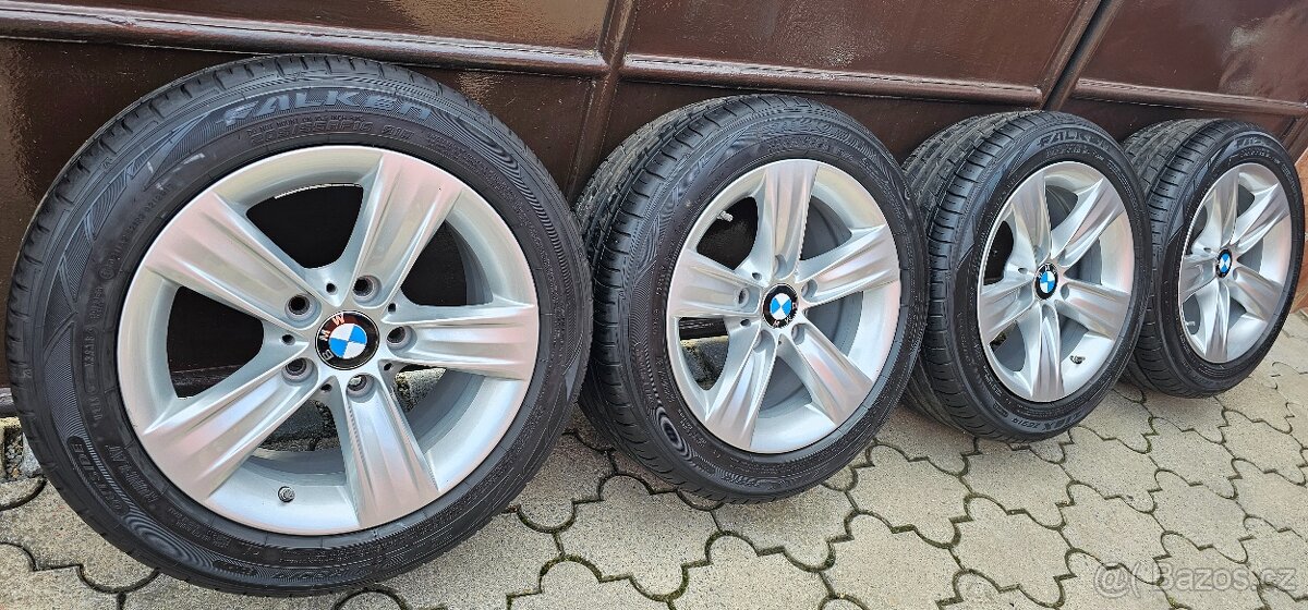 Originál alu BMW 3 F30, F31 5x120 205/55 R16 - 7mm letní