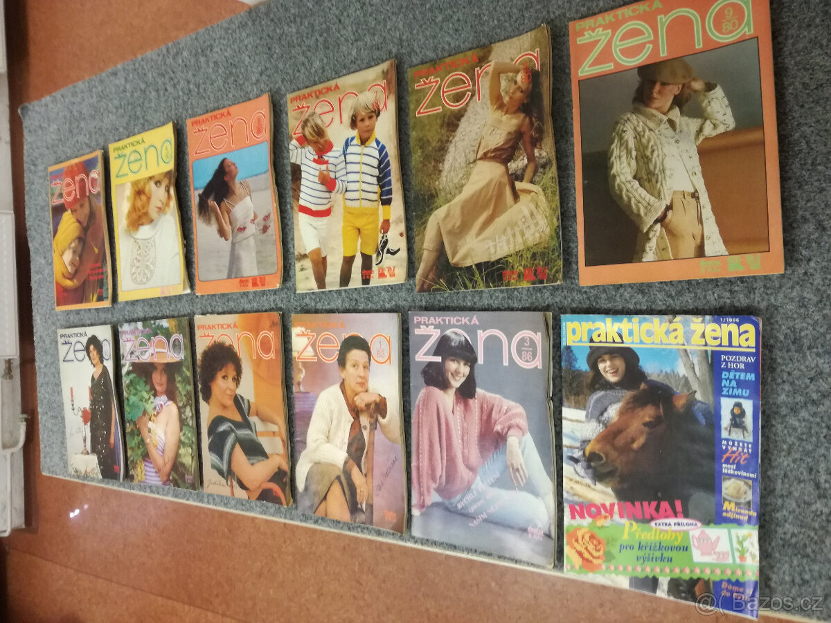 Retro ženské časopisy - móda, šití - 5