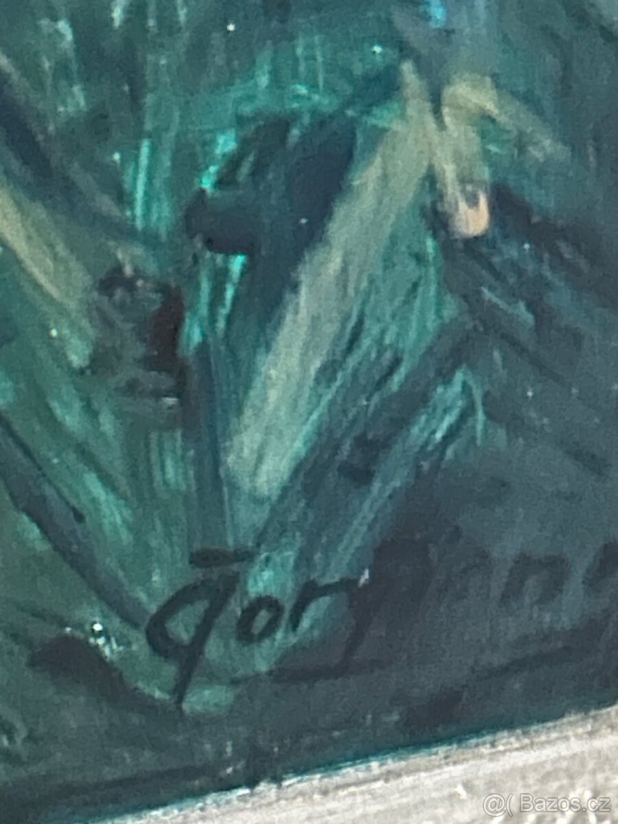 Obraz olej na kartonu - 5