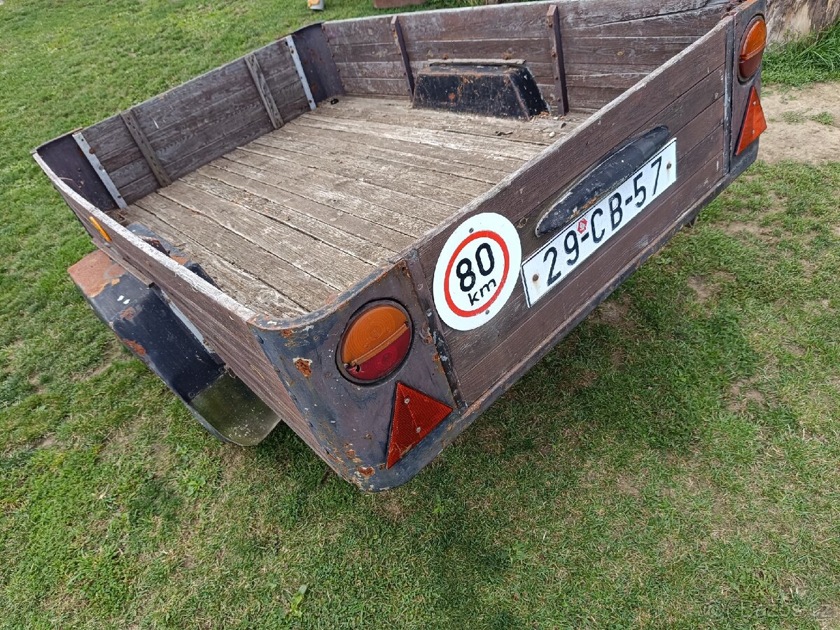 Prodám přívěsný vozík vlastní výroby na papírech - 5