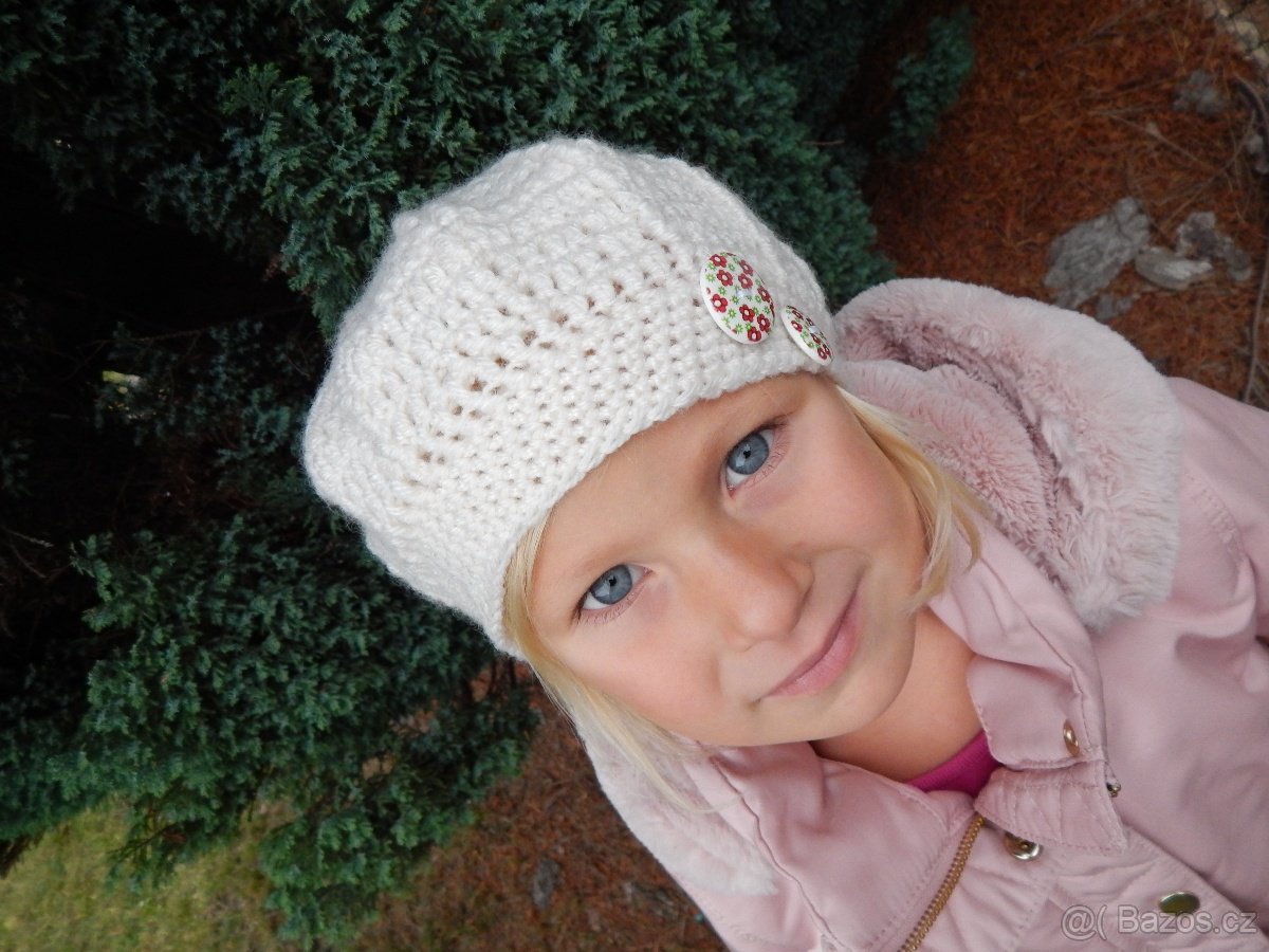 Dívčí baret pro PARÁDNICE - 4 - 5 let - 5