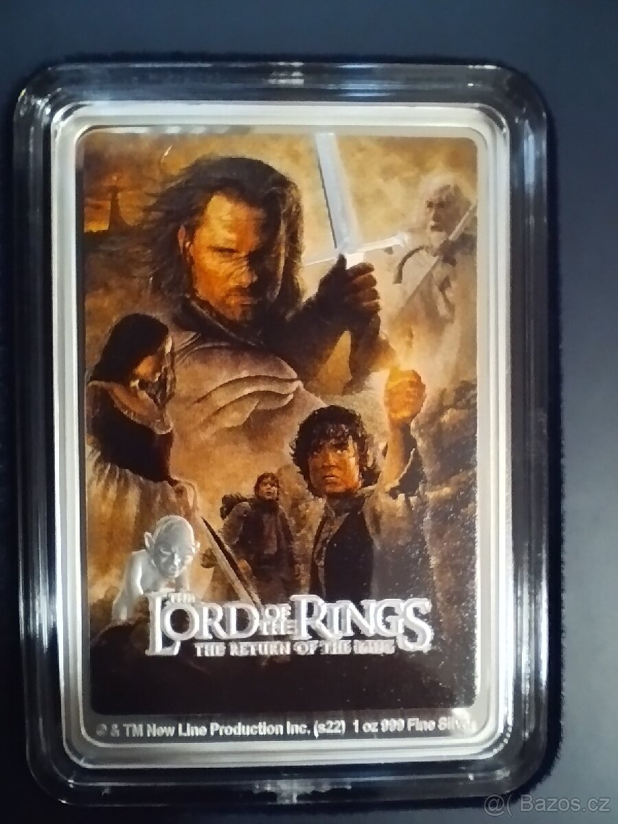 STŘÍBRNÉ MINCE LordOfTheRings™3x1OZ 2022 PROOF limit/3000ks - 5