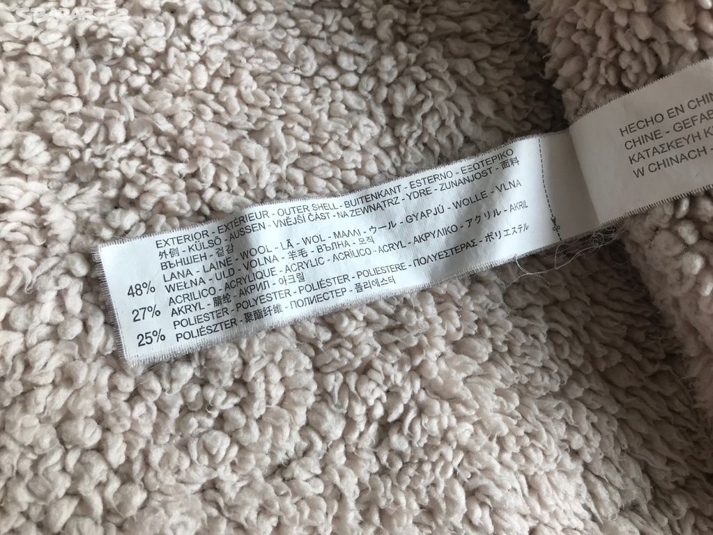 Dětský vlněný kabátek 12-18m/86cm - zlevněno - 5