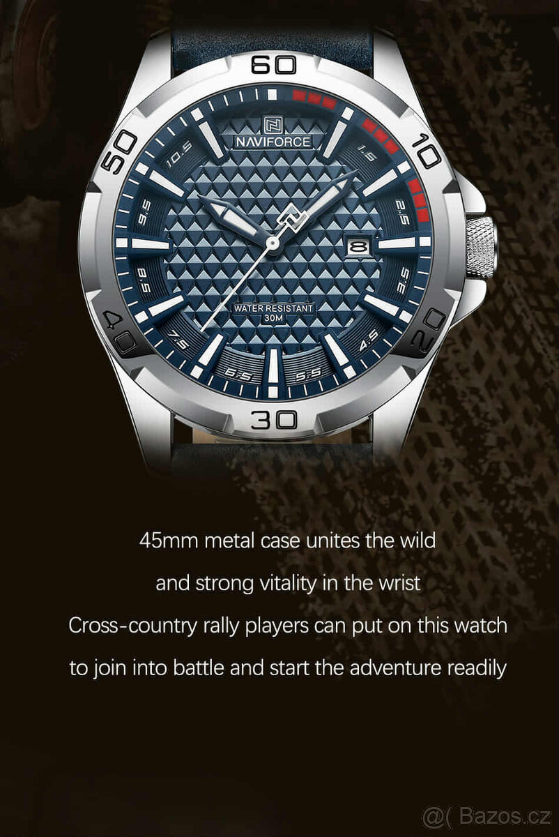 NOVÉ pánské elegantní hodinky Naviforce - 5