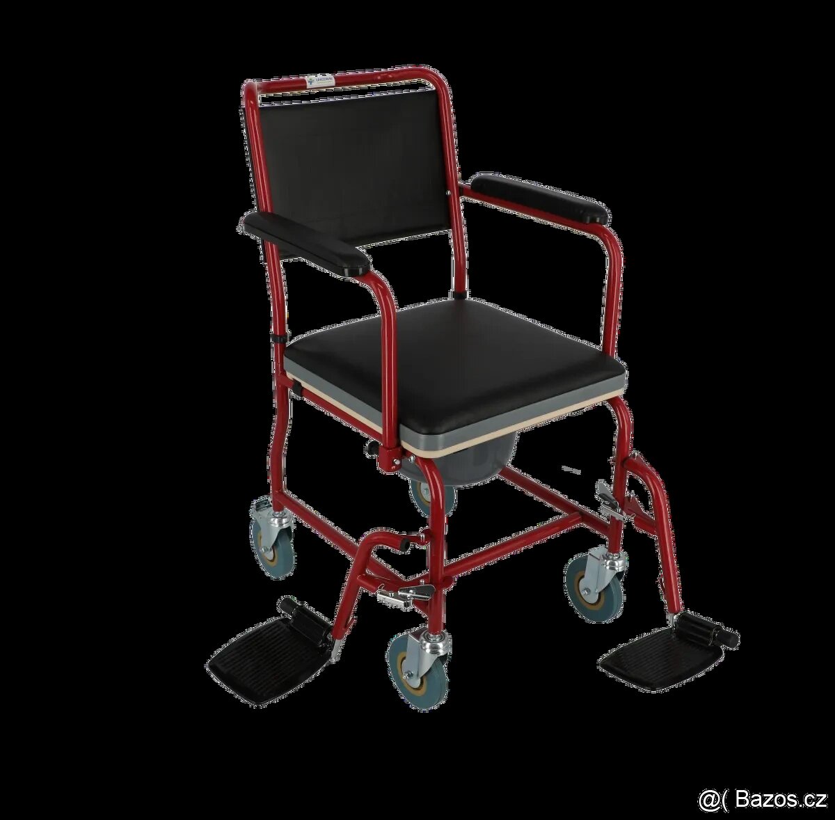Pojízdné toaletní křeslo (zánovní) - >> VÝHODNÁ CENA - 5