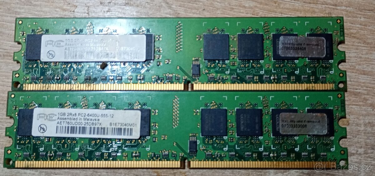 Prodám RAM DDR2 a DDR3 - 5