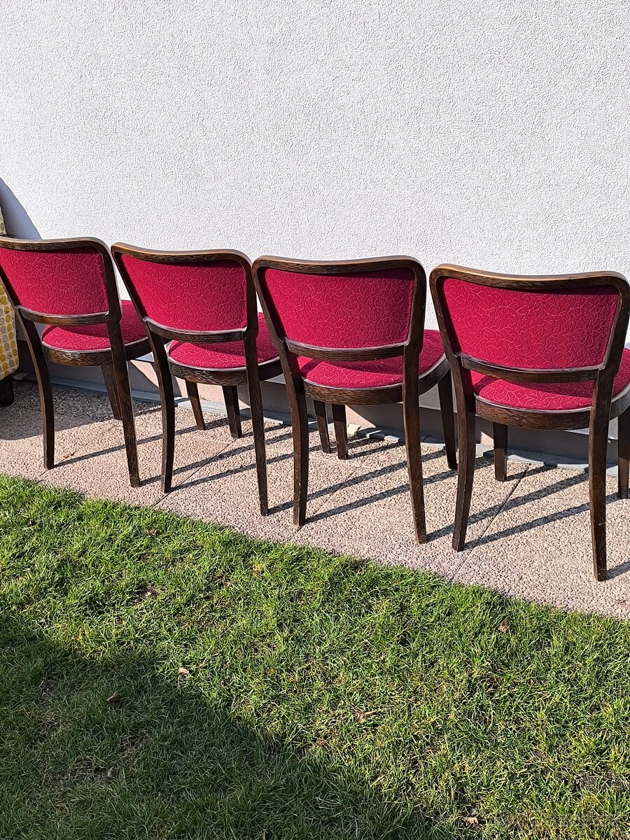 Prodám dřevěné jídelní židle THONET - 5
