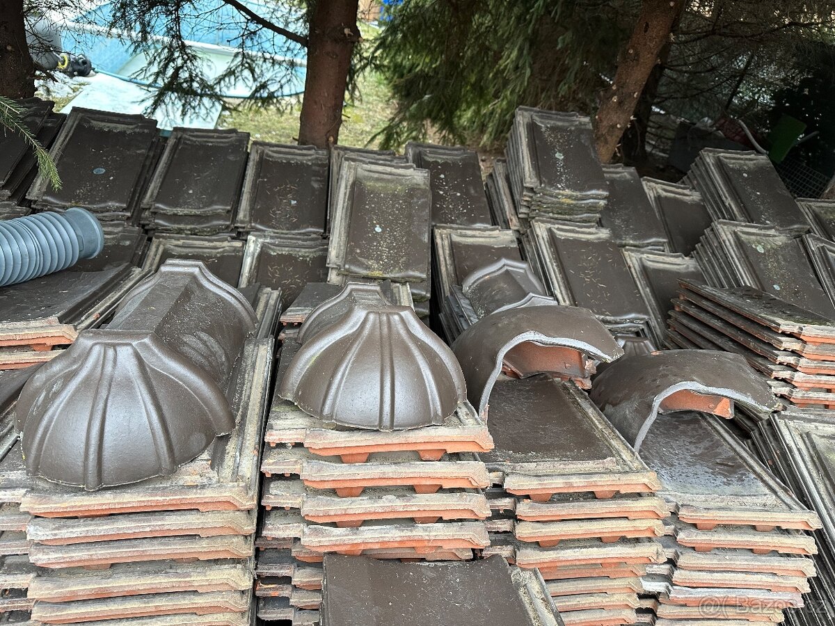 Použitá střešní krytina Tondach Stodo 12 (Contiton 12) hnědá - 5