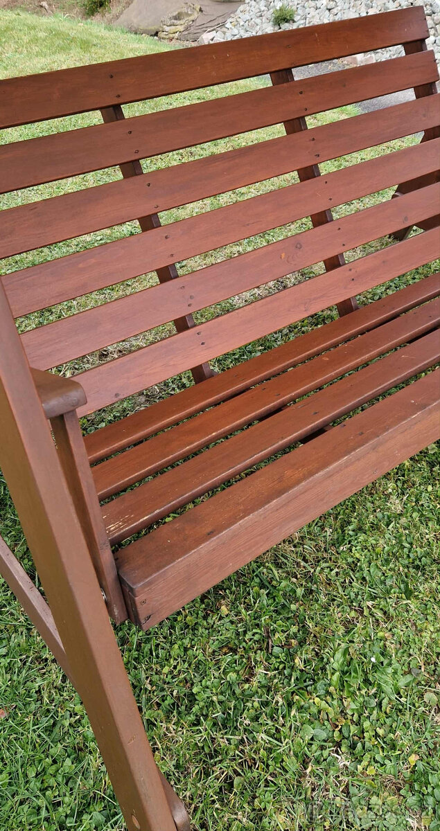 Zahradní houpačka z masivu - 5