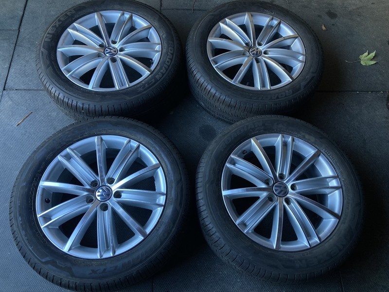 Alu kola VW TIGUAN II 18" 5x112 celoroční NEXEN 235/55R18 - 5