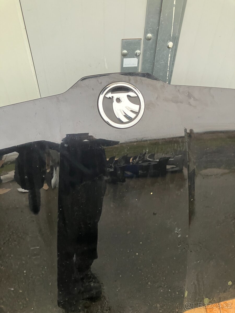 Predni kapota skoda kodiaq haubna cerna na kyt - 5