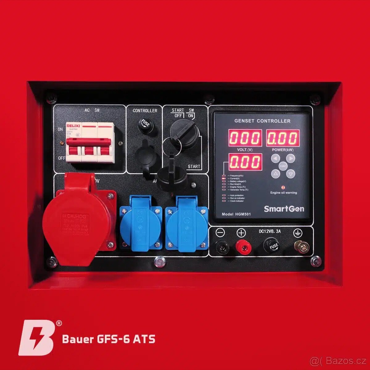 Nouzový generátor Bauer GFS-6 ATS elektrocentrála - 5