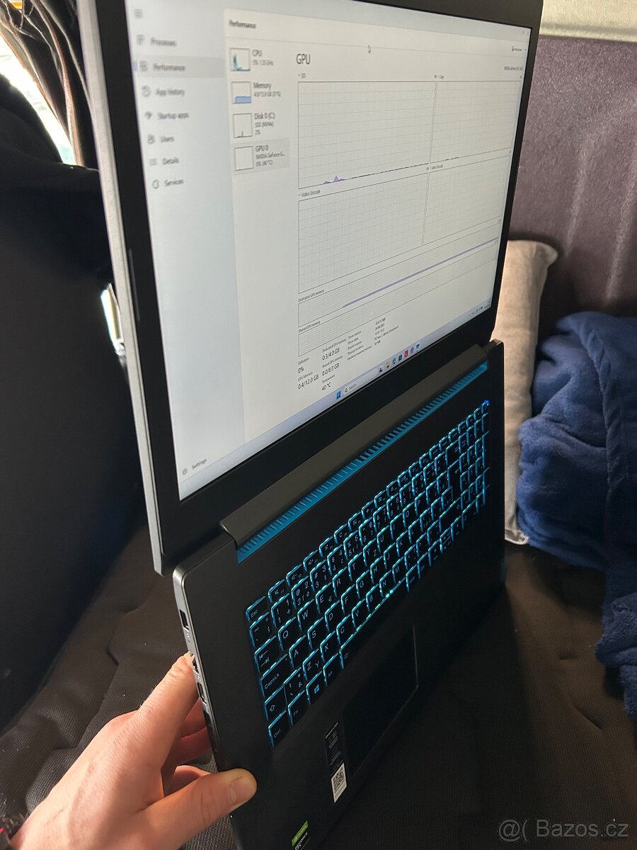 Herní notebook Lenovo IdeaPad L340-17IRH Gaming – TOP STAV - 5